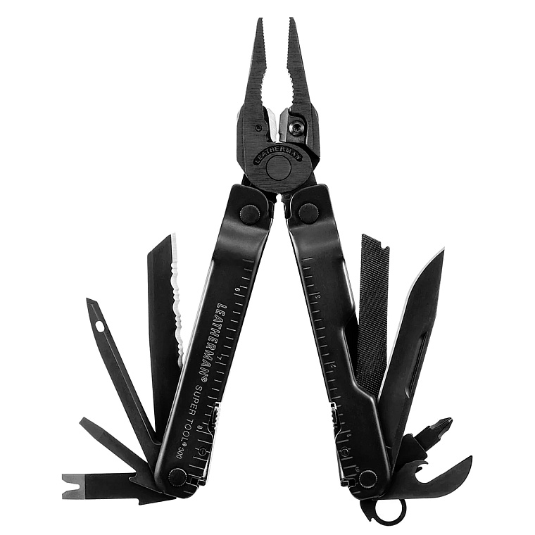 Leatherman Supertool 300 M + Sight Adjuster + Bit Kit + Black MOLLE Sheath
