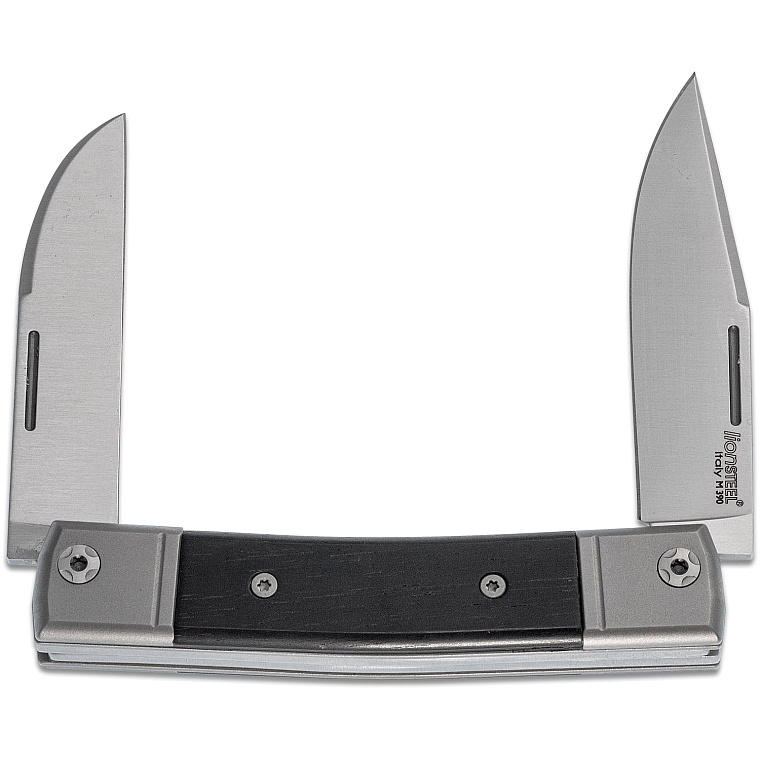 LionSTEEL BM13 EB Ebony Handle with Satin Blades