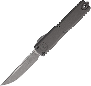 Microtech Ultratech Gen III ZBP Natural Clear Apocalyptic Standard Blade
