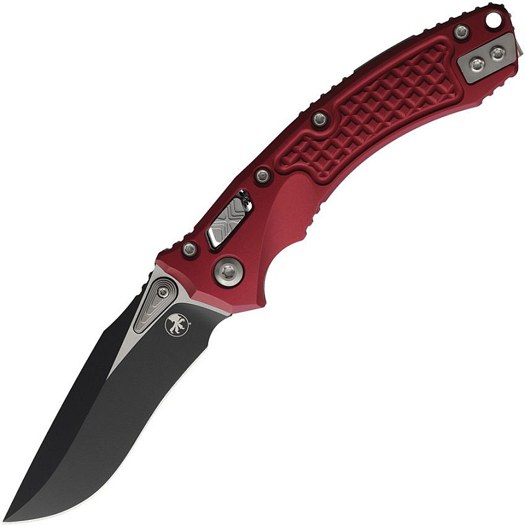 Microtech Amphibian Mini RAM-LOK Frag Merlot Black Blade
