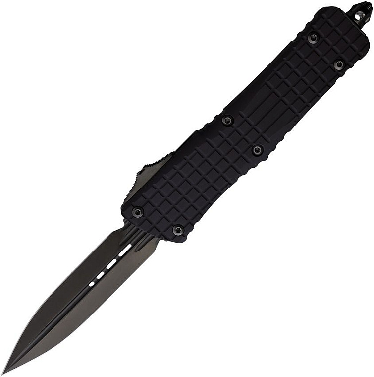 Microtech Auto Combat Troodon D/E OTF Black Marfione Signature Series
