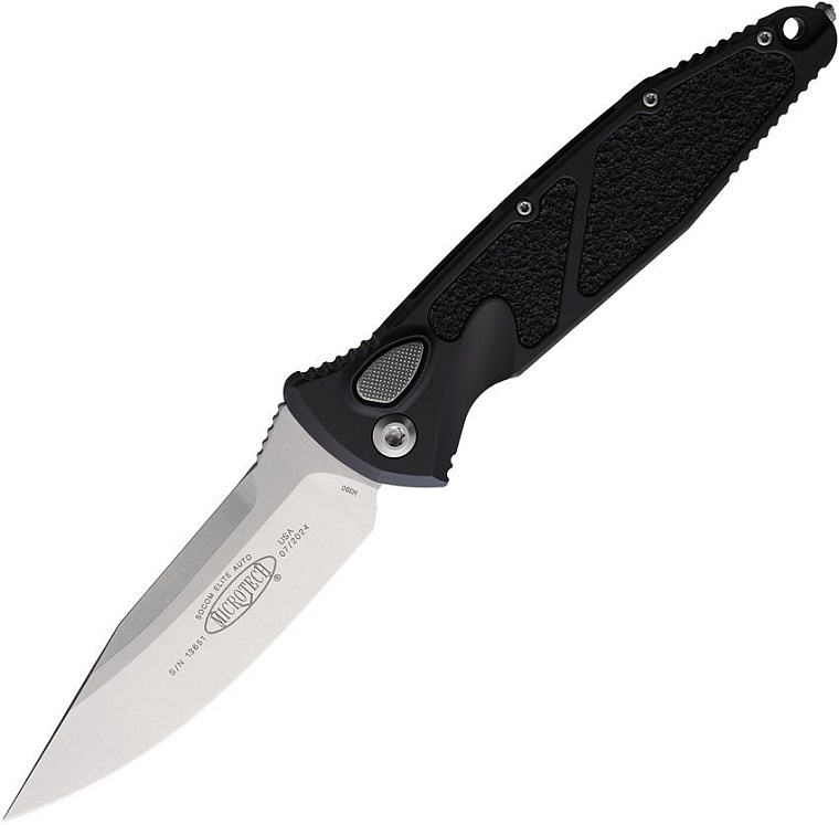 Microtech Socom Elite Auto S/E Stonewash Standard Blade