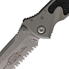 Microtech Socom Elite T/E Natural Clear Handle Apocalyptic Tanto FS