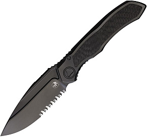 Microtech Anax S/E DLC Titanium Carbon Fiber Inlay