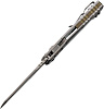 Microtech MSI Marfione Selection Clear Titanium Handle Bronze Titanium Backspacer