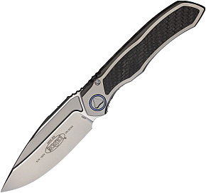 Microtech Anax Titanium Handle Bead Blast