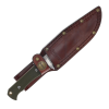 Marbles Hunter Bowie Green Handle