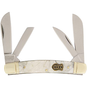 Miller Bros Congress Cracked Ice 3 1/2 4 Blade Pocket Folder Knife
