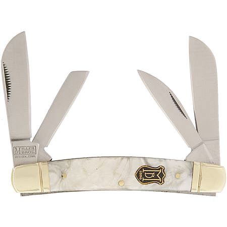 Miller Bros Congress Cracked Ice 3 1/2 4 Blade Pocket Folder Knife