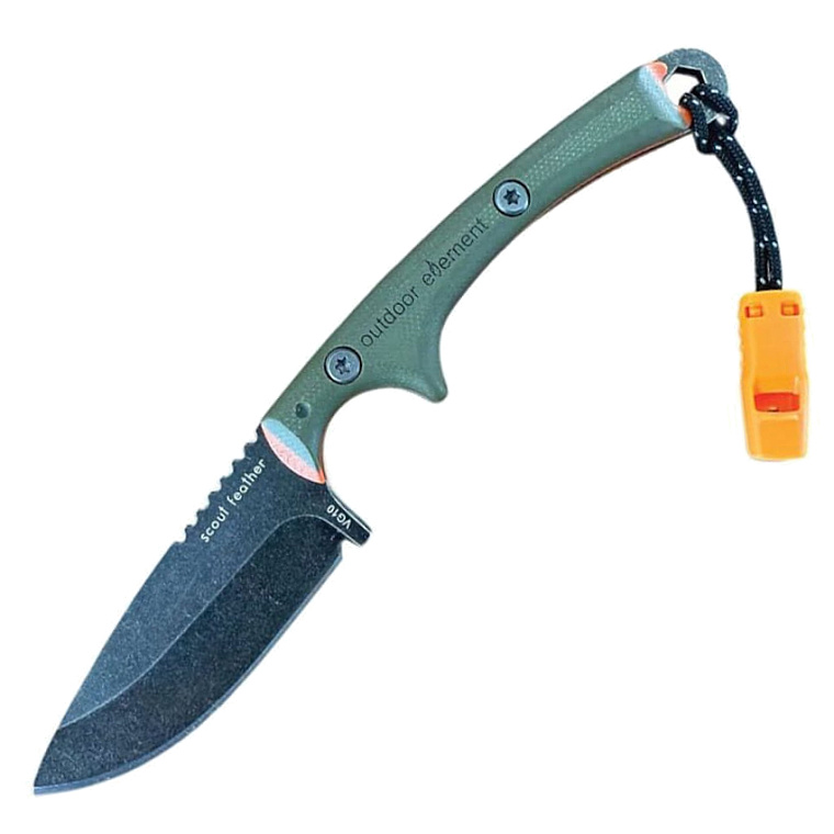 Outdoor Element Scout Feather Green Handle