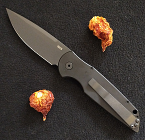 Pro-Tech Tactical Response 3 Grooved Handle Black Plain Blade Left Handed