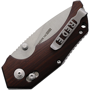 Willumsen Red E Stonewash Rosewood Handle