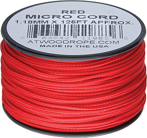 Micro Cord 1.18 mm Red - cívka 38 m