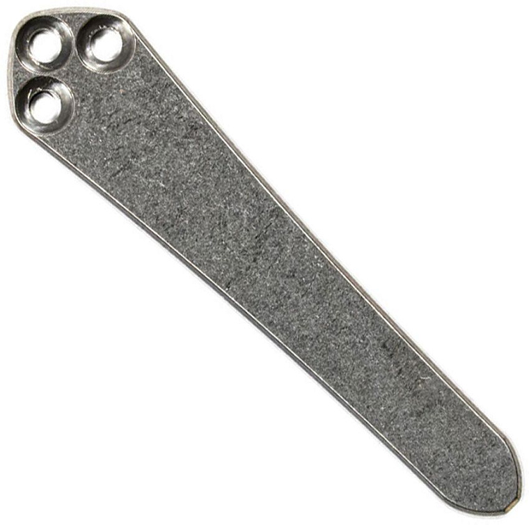 RGT Spyderco Universal Clip Replacement 3D Machined Titanium Stonewash