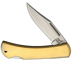 Rough Ryder Brass Lockback Folder 3,25 inch