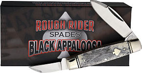 Rough Rider Spades Black Appaloosa Double Blade