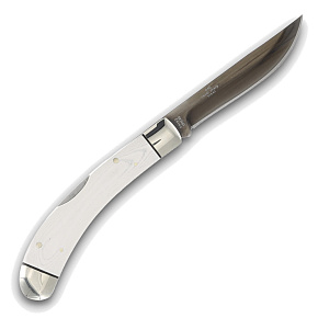 Rough Ryder Tuxedo White Micarta Pocket Folder