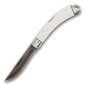 Rough Ryder Tuxedo White Micarta Pocket Folder