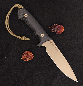 Spartan Blades Difensa MagnaCut FDE Blade Black Nylon Sheath