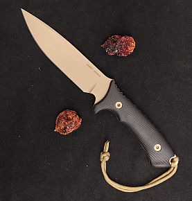 Spartan Blades Difensa MagnaCut FDE Blade Black Nylon Sheath