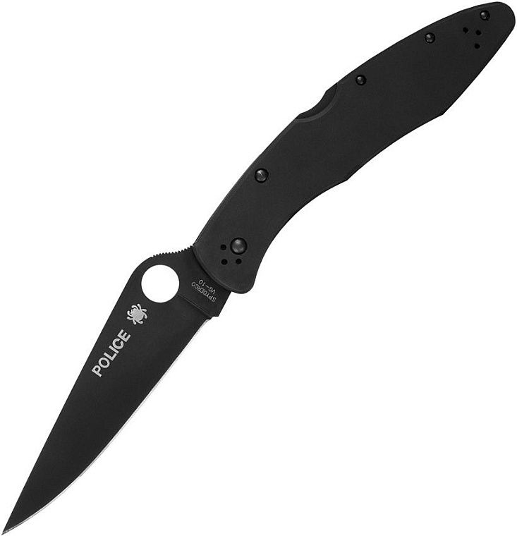 Spyderco Police 4 VG-10 All Black Spyderco Police 4 VG-10 All Black