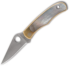 Spyderco Bug Nickel/Silver Abalone