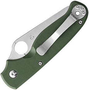 Spyderco ButtonUP Green G10 Limited Edition
