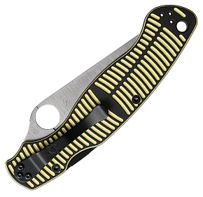 Spyderco Military 2 Salt Yellow-Black G10 MagnaCut