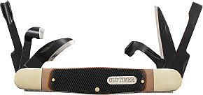 Schrade Old Timer Splinter - řezbářský víceželízkový nůž (box)