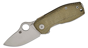 Spyderco SpyNano Micarta/Titanium M398