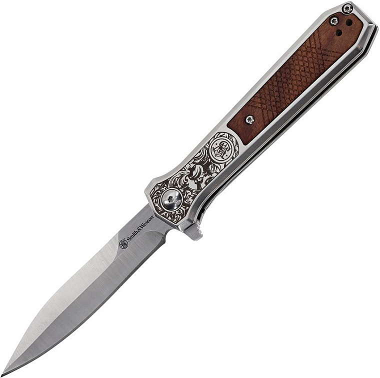 Smith & Wesson Unwavered Linerlock Gravírovaný asistovaný zavírák