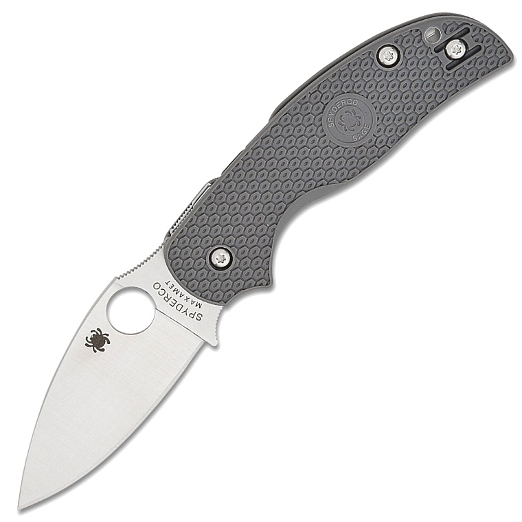 Spyderco Sage 5 Grey FRN Maxamet