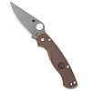 Spyderco Paramilitary 2 Brown Plain S15V Blade Sprint Run