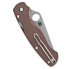Spyderco Paramilitary 2 Brown Plain S15V Blade Sprint Run