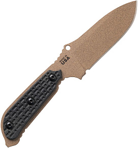 TOPS MIL Spie 3 Elite Black Linen Micarta