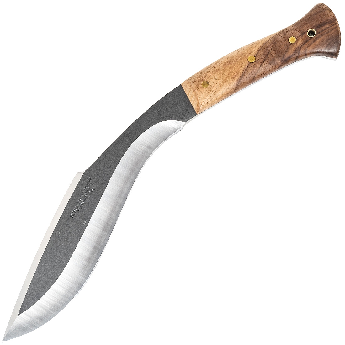 UNITED CUTLERY Bushmaster Explorer Jagdmesser – Volldorn-Klinge Aus 1095 HC-Stahl Mit Holzgriff & Lederscheide