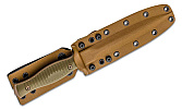 Spartan Blades V-14 Dagger FDE Blade Green Handle Tan Kydex Sheath