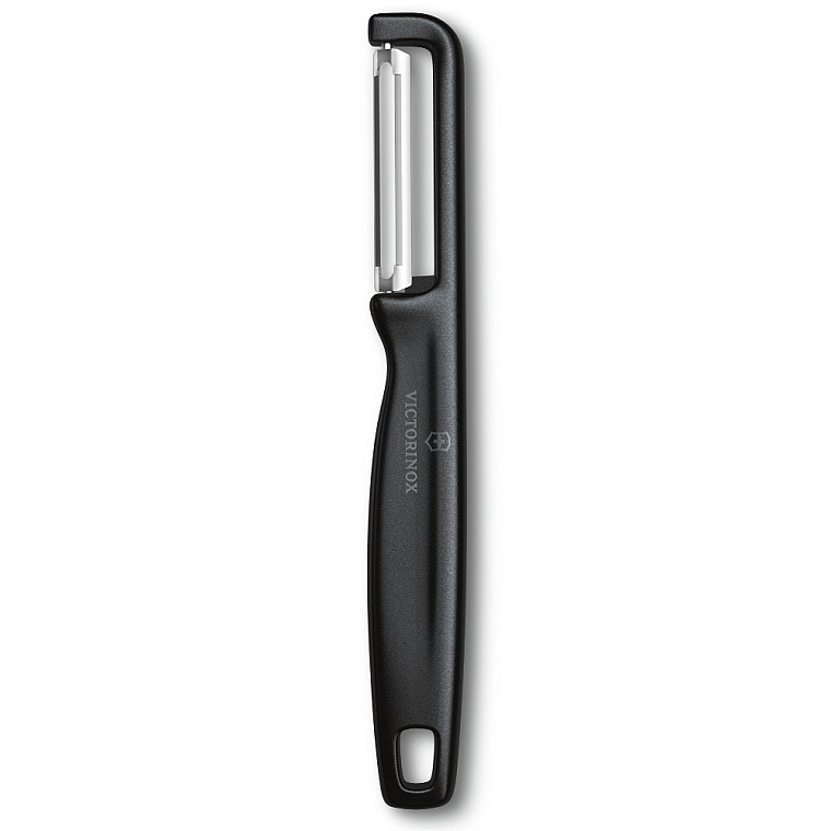 Victorinox škrabka s hladkým ostřím černá, rovná