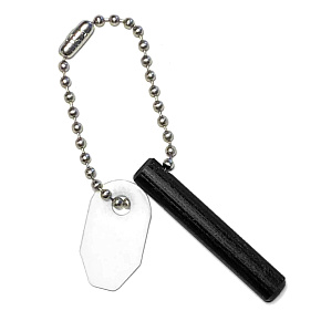 Wazoo Survival Gear Bushcraft Firestarter with Ceramic Scraper Keychain