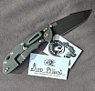 Rick Hinderer XM-24 4" Harpoon Spanto Tri-Way Battle Black and Red