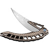 Rike Knife Alien 4 kit Damascus Folder + Penlike Multitool