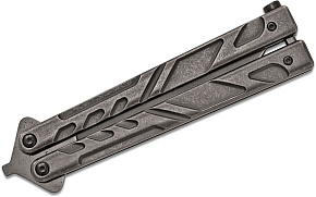 Bear Ops VII Titanium Handle Dark Stonewash Blade