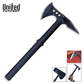 United Cutlery M48 Hawk Kommando Surv. Rescue Axe Black
