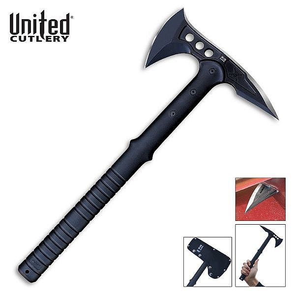 United Cutlery M48 Hawk Kommando Surv. Rescue Axe Black