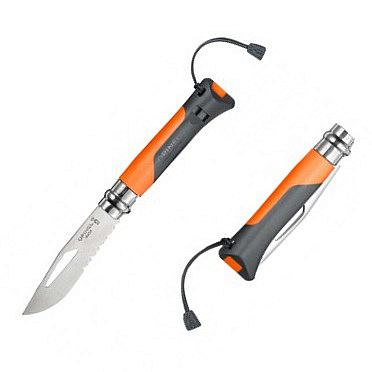 Opinel 08 Couteau OutDoor Orange