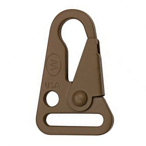 ITW 1" Clash Hook Conventional Brown kovová karabina