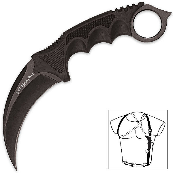 United Cutlery Honshu Karambit Black Harness Sheath