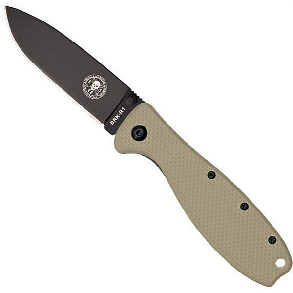 ESEE Zancudo Framelock Desert Tan Black Blade