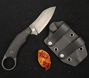 LionSTEEL H1B GBK All Black Karambit Sheepsfoot