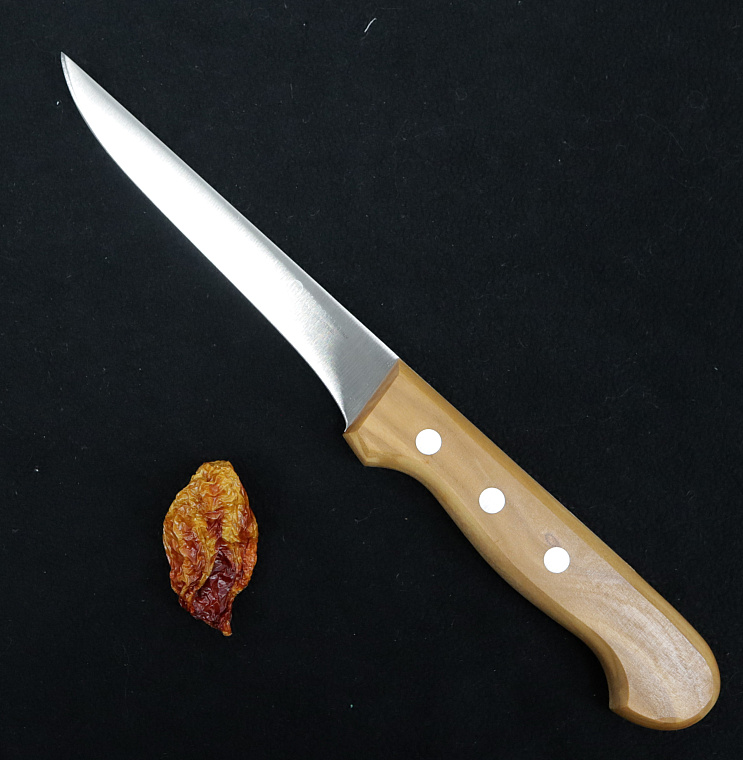 Maserin vykosťovací nůž s olivovou rukojetí, 13cm čepel